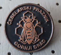 Beekeeping Society Gornji Grad Honey  Bee Bees Slovenia  Pin Badge - Animali