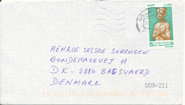 Egypt Cover Sent To Denmark 18-11-2001 Single Franked - Cartas & Documentos