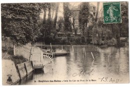 CPA 95 - ENGHIEN (Val D'Oise) - 9. Coin Du Lac Au Pont De La Muse - Enghien Les Bains