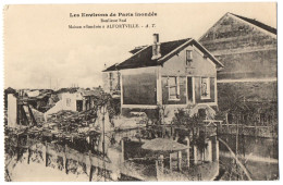 CPA 94 - ALFORTVILLE (Val De Marne) - Maison Effondrée à Alfortville. Environs De Paris Inondés. Banlieue Sud. A.T. - Alfortville