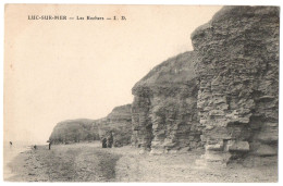 CPA 14 - LUC Sur Mer (Calvados) - Les Rochers - L. D. - Luc Sur Mer