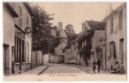 CPA 77 - TORCY (Seine Et Marne) - Rue De La Chapelle (petite Animation) Peu Courante - Torcy