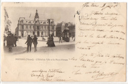 CPA 86 - POITIERS (Vienne) - L'Hôtel De Ville Et La Place D'Armes - Dos Non Divisé - Poitiers