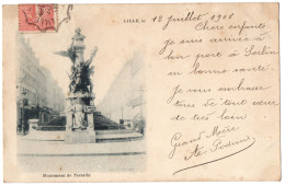 CPA 59 - LILLE (Nord) - Monument De Testelin - Dos Non Divisé - Lille