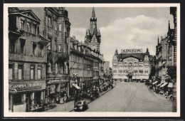 AK Erfurt, Strassenpartie Am Anger  - Erfurt