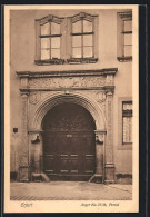 AK Erfurt, Portal Des Hauses Anger No. 37 /38  - Erfurt