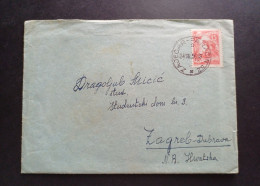Yugoslavia 1956 Letter Sent To Zagreb With Stamp ZAJECAR - PARACIN (No 3080) - Cartas & Documentos