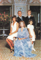 FAMILLES ROYALES - Le Prince Souverain Et La Princesse Grace - Prince Albert - Princesse Caroline-Carte Postale Ancienne - Königshäuser