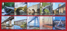 Bridges Bruggen Brucke (Mi 3707-3716) 2015 POSTFRIS MNH ** ENGLAND GRANDE-BRETAGNE GB GREAT BRITAIN - Unused Stamps