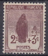 TIMBRE FRANCE 1ère ORPHELIN N° 148 NEUF * GOMME AVEC CHARNIERE - Unused Stamps