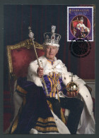 GIBRALTAR (2023) Carte Maximum Card - His Majesty King Charles III On The Occasion Of His Coronation Day, Roi, König - Gibraltar