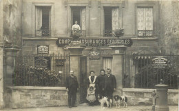 CARTE PHOTO - Compagnie D'assurances Générales Sur La Vie ,59 Rue De L'arcade? (ville à Identifier) - Te Identificeren