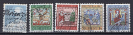 T3159 - SUISSE SWITZERLAND Yv N°786/90 Pro Patria Fete Nationale - Usados