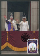 GIBRALTAR (2023) Carte Maximum Card - His Majesty King Charles III And Queen Camilla, Buckingham Palace, Coronation Day - Gibraltar