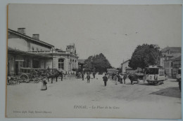 CPA 1919 EPINAL La Place De La Gare -  CHA01 - Epinal