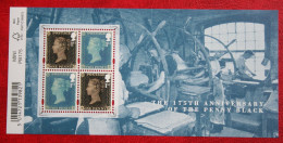 175 Years Stamps Penny Black (Mi 3735-3736 Block 92) 2015 POSTFRIS MNH ** ENGLAND GRANDE-BRETAGNE GB GREAT BRITAIN - Ongebruikt