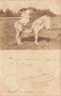 ENFANTS - Un Frère Et Une Sœur Sur Un Poulain - Carte Postale Ancienne - Portraits