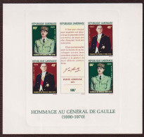 Gabon 1971 De Gaulle Y.T.BF De Luxe ND **/MNH VF/F - Gabon (1960-...)