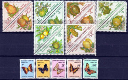 Gabon 1962/78 Segnatasse Y.T.34/50 **/MNH VF - Gabon (1960-...)