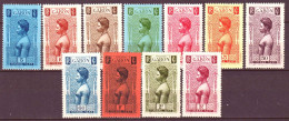 Gabon 1932 Segnatasse Y.T.23/33 */MH VF/F - Nuevos