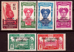 Gabon 1928 Y.T.116/20 **/MNH VF/F - Neufs