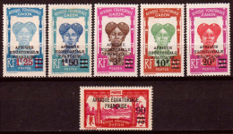 Gabon 1926 Y.T.110/15 */MH VF/F - Neufs