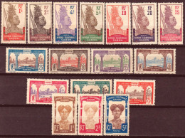 Gabon 1910 Y.T.49/65 */MH VF/F - Ongebruikt