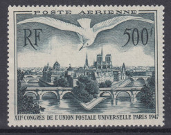 TIMBRE FRANCE POSTE AERIENNE UPU PARIS 1947 N° 20 NEUF ** GOMME SANS CHARNIERE - 1927-1959 Nuovi