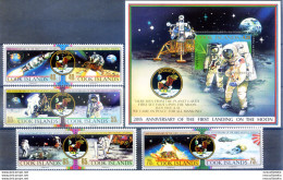 Astronautica. 20° Del Primo Allunaggio 1989. - Cookeilanden
