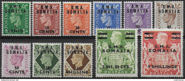 1948 Somalia British Administration B.M.A. 11v. MNH Sassone N. 10/20 - Sonstige & Ohne Zuordnung