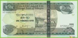 Voyo ETHIOPIA 100 Birr 2006 P52c B334c AP UNC - Ethiopia