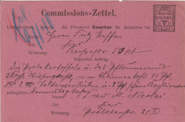 Allemagne Entier Postal Poste Privée Courier - Cartes Postales