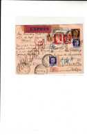 Italy / Stationery / Registered Postcards / Express Mail / Belgium / Censorship / Rome - Ohne Zuordnung
