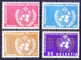 Switzerland 1973 MNH 4v, World Meteorological Organization - Other & Unclassified