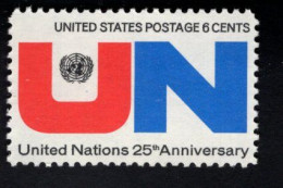 204354919 1970 SCOTT 1419 POSTFRIS MINT NEVER HINGED  (XX) - UNITED NATIONS 25TH ANNIV - Nuovi