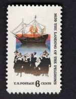 204354962 1970 SCOTT 1420 (XX) POSTFRIS MINT NEVER HINGED  - LANDING OF THE PILGRIMS - MAYFLOWER SAILING SHIP - Ungebraucht