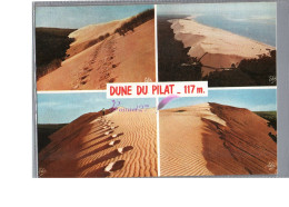 PILAT PLAGE 33 - La Dune Du Pilat Multivue Trace De Pas Mer  - Otros & Sin Clasificación