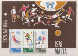 Malta MNH SS - 1978 – Argentine