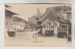 CPA GRUYERES (Suisse-Fribourg) - La Rue - Gruyères