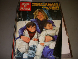 JOURS De FRANCE 1368 03.1981 DASSIN DELON CAROLINE De MONACO RENE CLAIR LADY DI - People