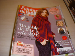 FEMME ACTUELLE 1628 12.2015 Ch GOYA Angelina JOLIE CINEMA BACK HOME TABLE NOEL - People