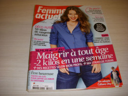 FEMME ACTUELLE 1511 09.2013 Gilles LELLOUCHE ZEP Chiara MASTROIANNI - People