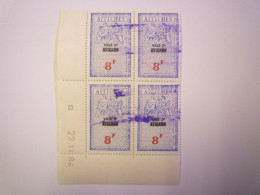 2024 - 1489  TIMBRES FISCAUX ANNULES AFFICHES De La VILLE D'AVIGNON Avec COIN DATE   XXX - Timbres