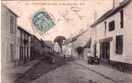 95 - Val D Oise - SURVILLIERS - La Rue De La Gare - Survilliers