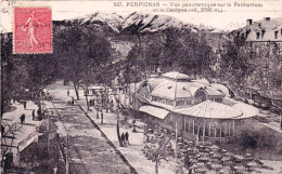 66 - Pyrénées Orientales -   PERPIGNAN -  Vue Panoramique Sur Le Palmarium Et Le Canigou - Perpignan