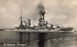 TRANSPORTS - Bateaux - Guerre - Le Cuirassé - Bretagne - Vue Générale - Carte Postale Ancienne - Warships