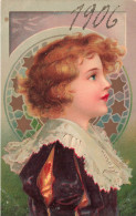 FANTAISIES - Une Femme Rousse  - 1906  - Colorisé - Carte Postale Ancienne - Frauen