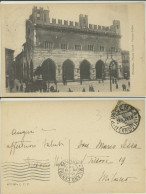 PIACENZA -PIAZZA CAVALLI -PALAZZO GOTICO 1924 - Piacenza