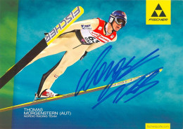 1) Autogramm Fischer-AK Skispringer Thomas Morgenstern Olympiasieger Spittal Kärnten ÖSV FIS Österreich Austria Autriche - Handtekening