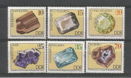 DDR 1974 Minerals Y.T. 1687/1692 ** - Ongebruikt